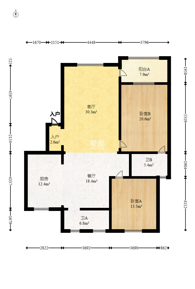 同升湖白竹水乡  2室2厅1卫   37.50万