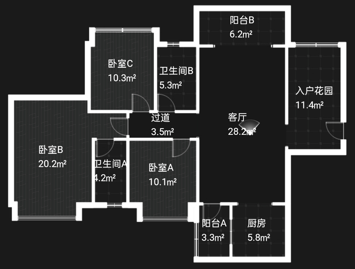 奥园广场 4室2厅2卫 69.8万 奥园广场 4室2厅2卫 69.8万室内图