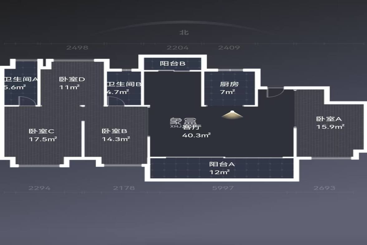 建发央著 5室2厅2卫 149.0万 建发央著 5室2厅2卫 149.0万室内图