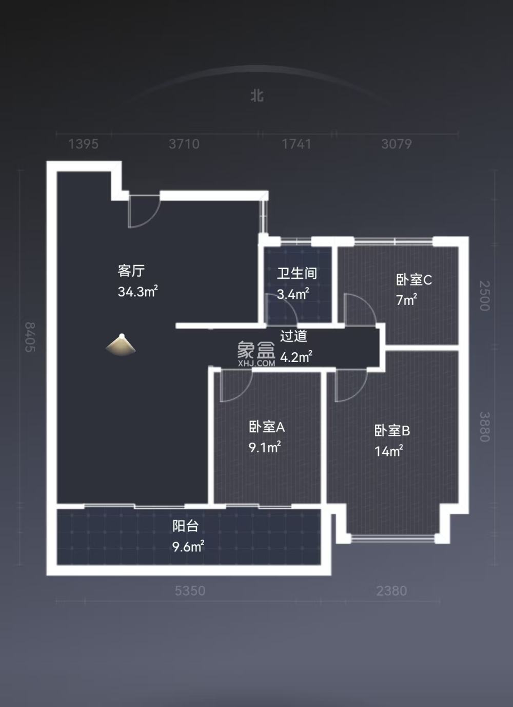 高科常春藤  3室2厅2卫   42.00万