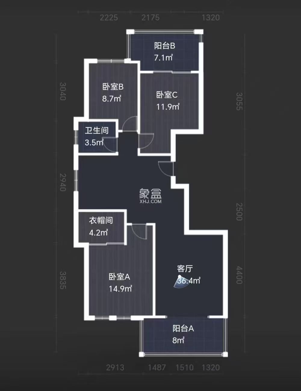 尚格名城香榭丽舍  3室2厅1卫   50.00万