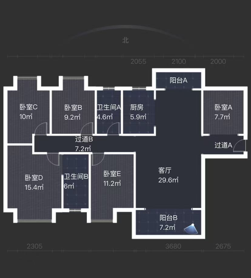 白金汉宫 4室2厅2卫 70.0万 白金汉宫 4室2厅2卫 70.0万室内图