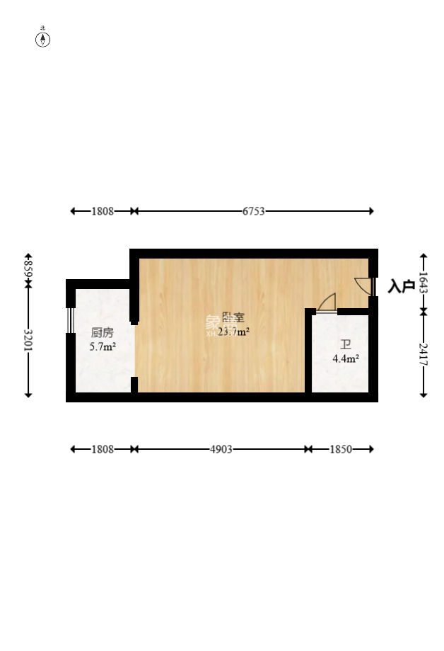 未来漫城  1室1厅1卫    32.8万