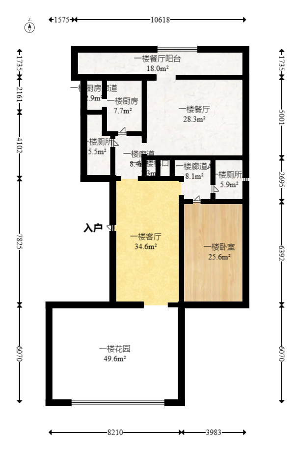 阳光100二期  5室2厅2卫    176.0万 阳光100二期  5室2厅2卫    176.0万户型图