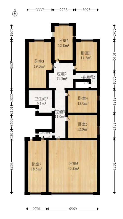 青竹湖畔  6室2厅1卫   388.00万其他