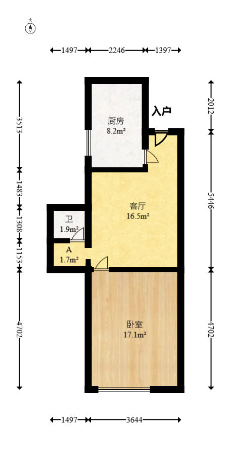 和悦城(蟠龙景苑) 3室2厅2卫 54.6万 和悦城(蟠龙景苑) 3室2厅2卫 54.6万户型图