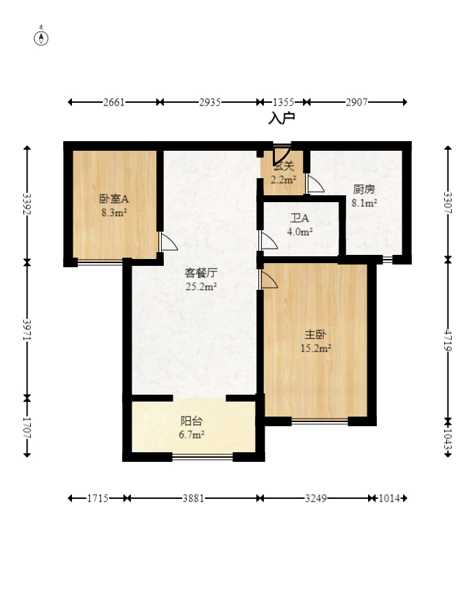 世茂铂翠湾一期  2室2厅1卫    110.0万 世茂铂翠湾一期  2室2厅1卫    110.0万户型图