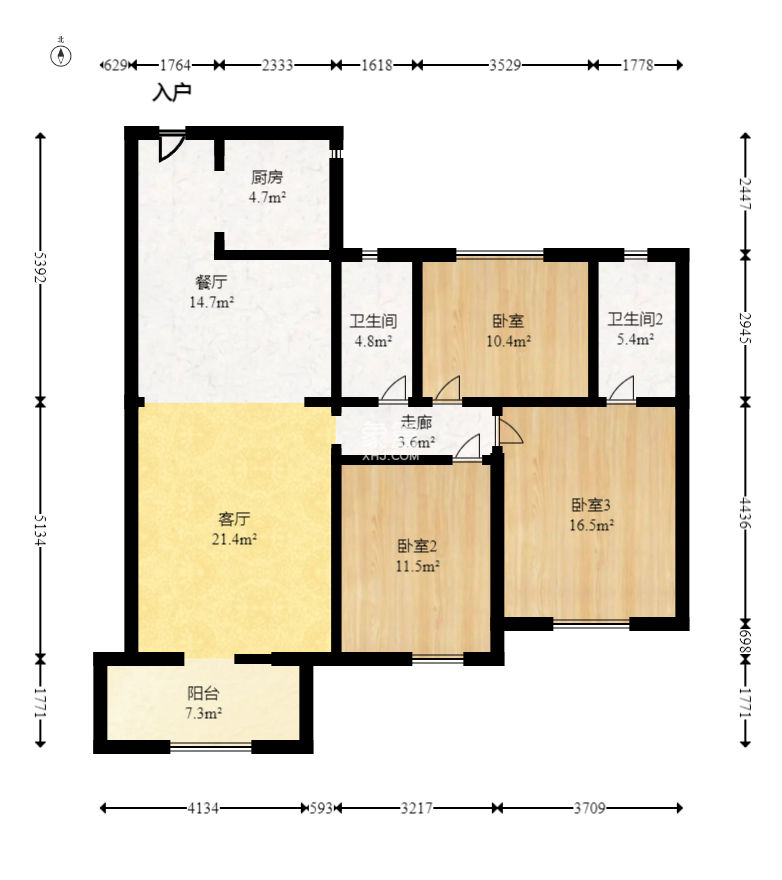 中交中央公园D1区  3室2厅2卫    99.0万