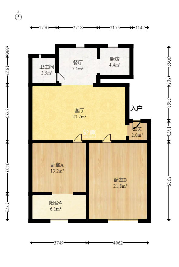 雨花亭长电宿舍（新建西路）  2室2厅1卫   42.00万