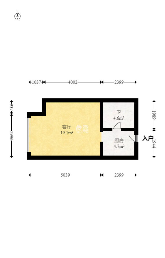 富兴时代御城  2室1厅1卫   82.00万
