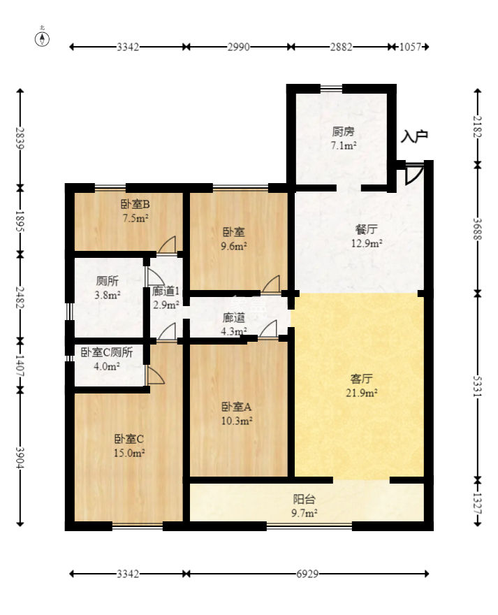 中海阅麓山二期  1室0厅0卫   202.00万
