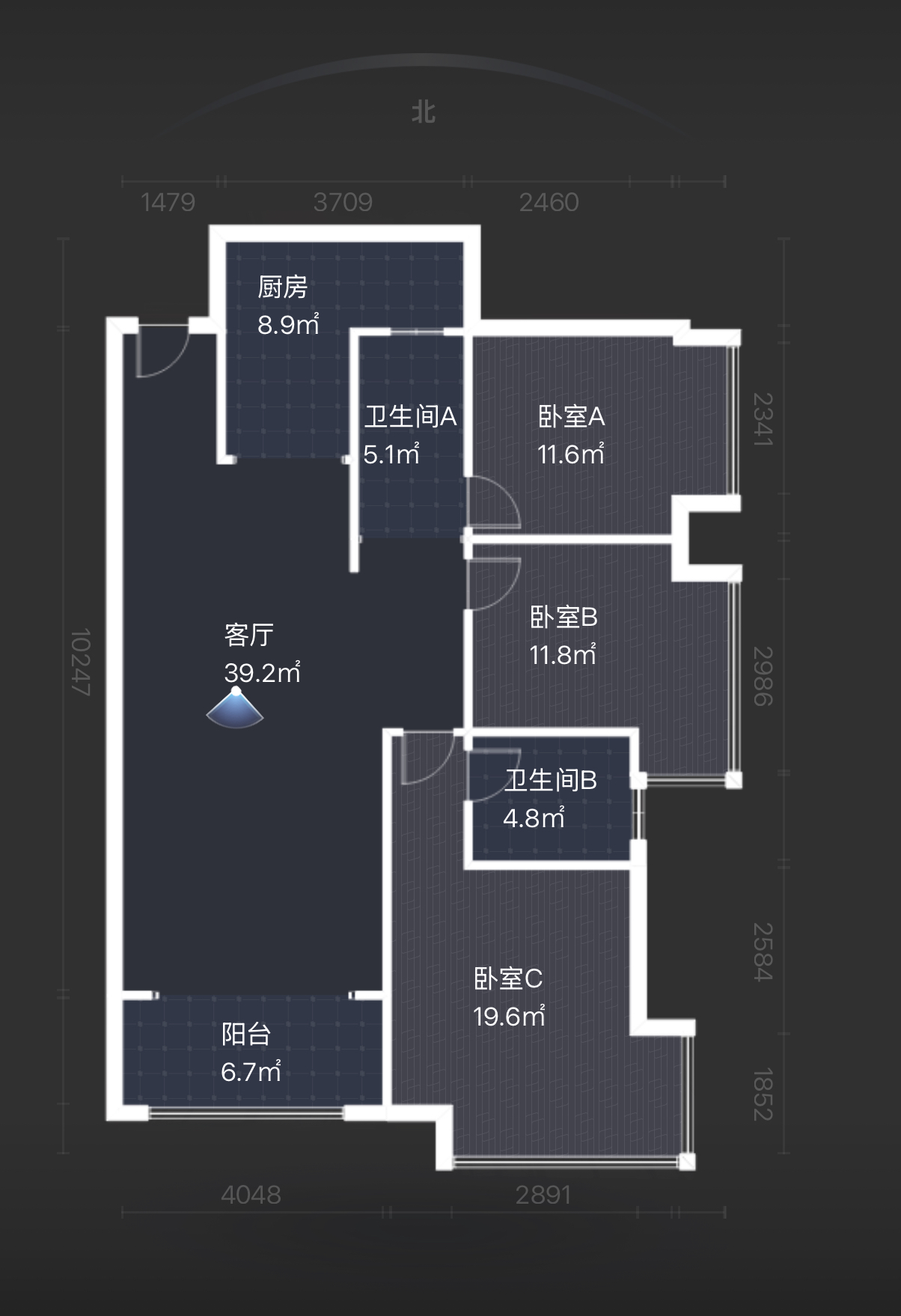 华晨神农湾  3室2厅2卫   75.80万