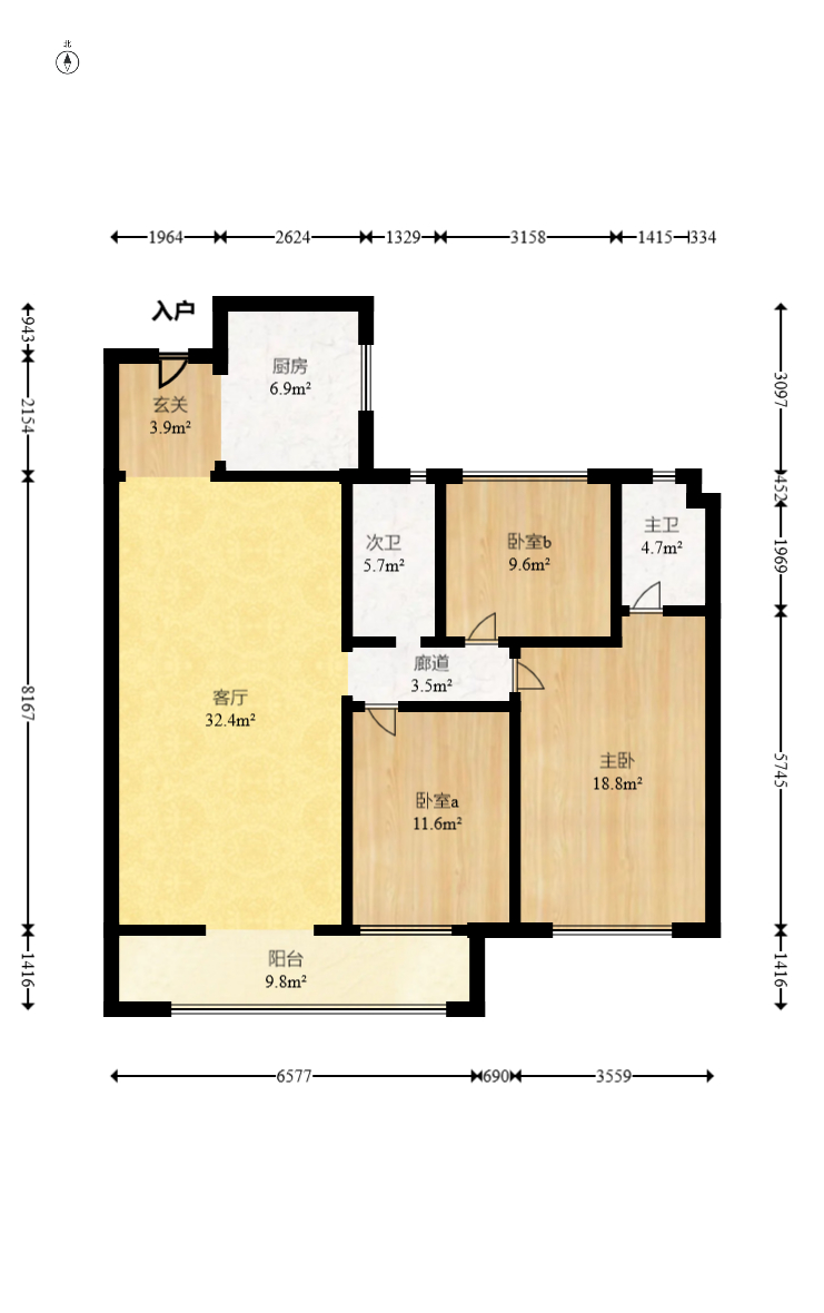 中国铁建湘语梅溪 3室2厅2卫 132.0万 中国铁建湘语梅溪 3室2厅2卫 132.0万户型图
