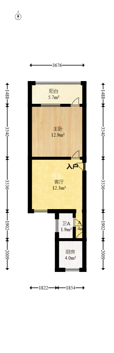 老鸦冲社区  1室0厅0卫   32.80万