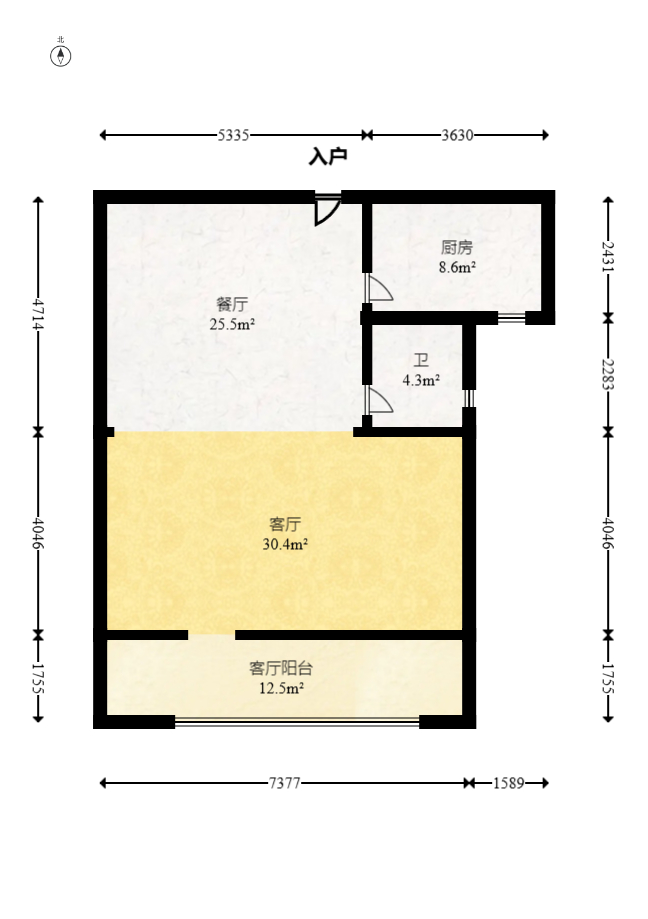 中建钰和城  1室0厅0卫   180.00万室内图1