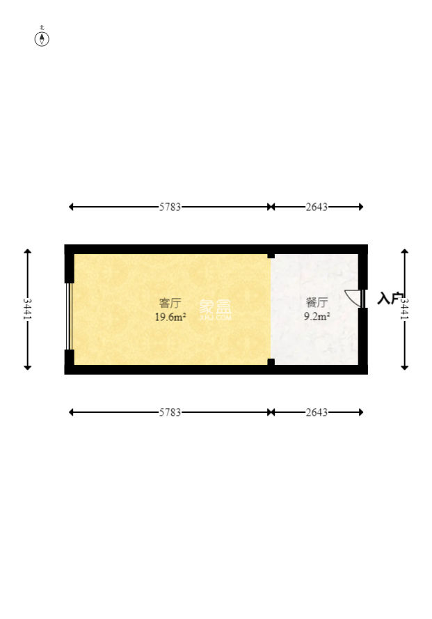 新城悦隽  1室1厅1卫    23.0万