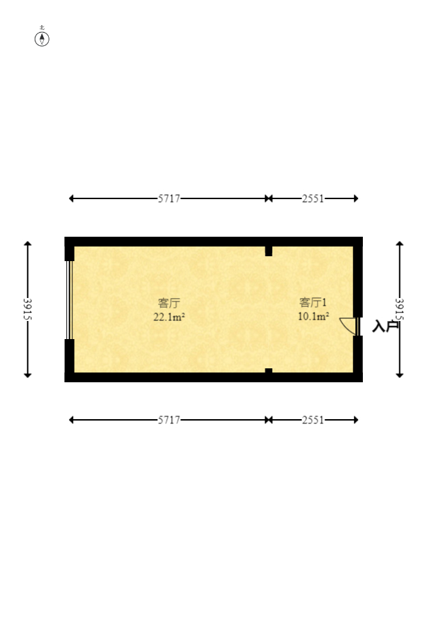 佳俊万家府  1室0厅0卫   29.80万室内图1