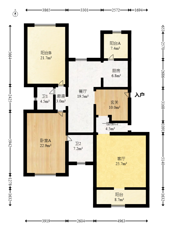 江山帝景雅墅（普罗旺斯）  5室2厅2卫   330.00万室内图1