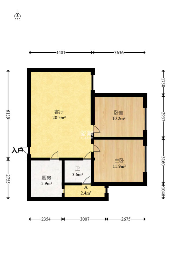 晶华美地  2室2厅1卫   39.80万
