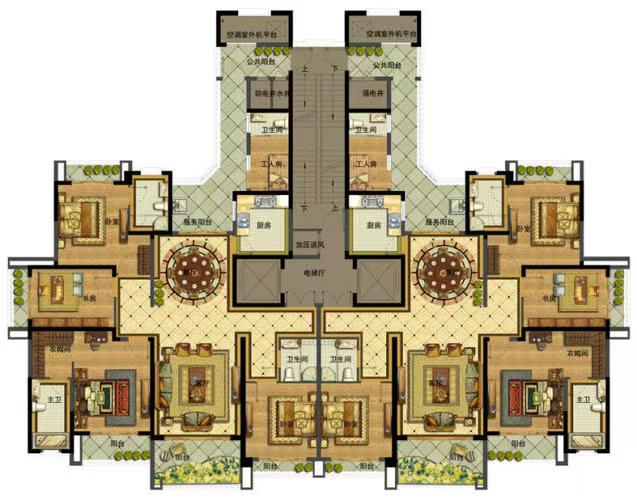 美墅馆魅力城 5室2厅3卫 138.0万 美墅馆魅力城 5室2厅3卫 138.0万户型图