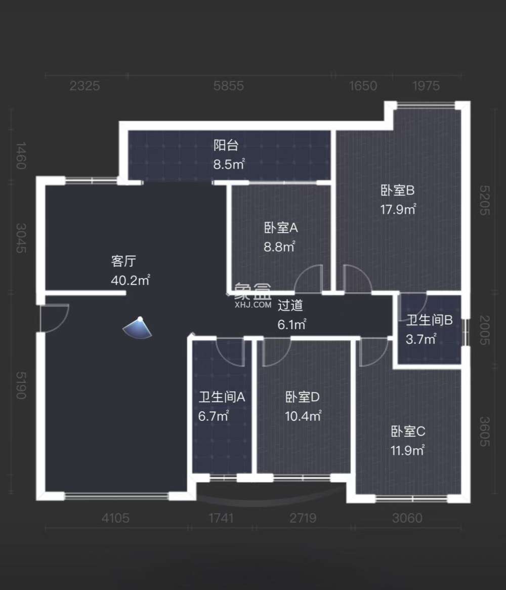 红盾雅园  4室2厅2卫   49.80万