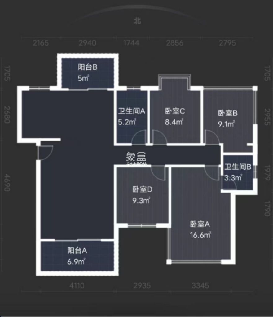 春藤小镇  4室2厅2卫    83.0万