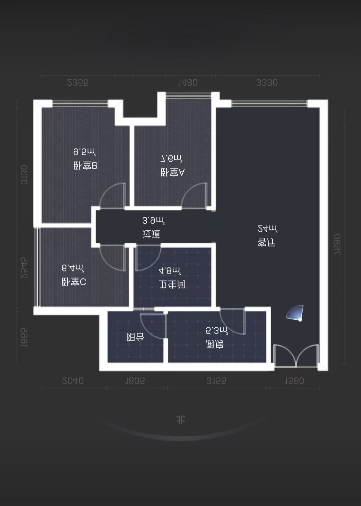 山水印象  3室2厅1卫   38.00万