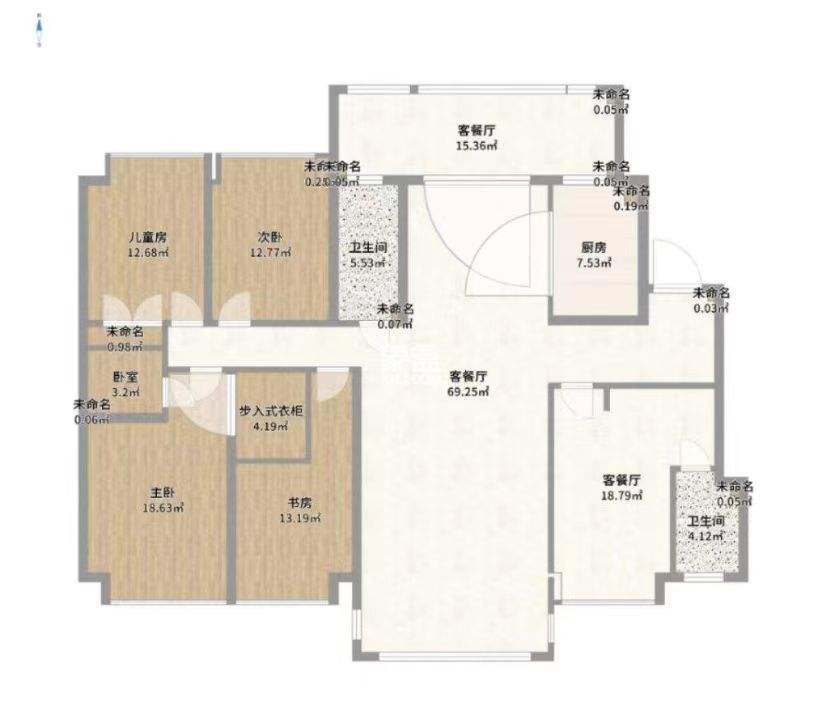 高科壹号领域  5室3厅4卫   135.00万