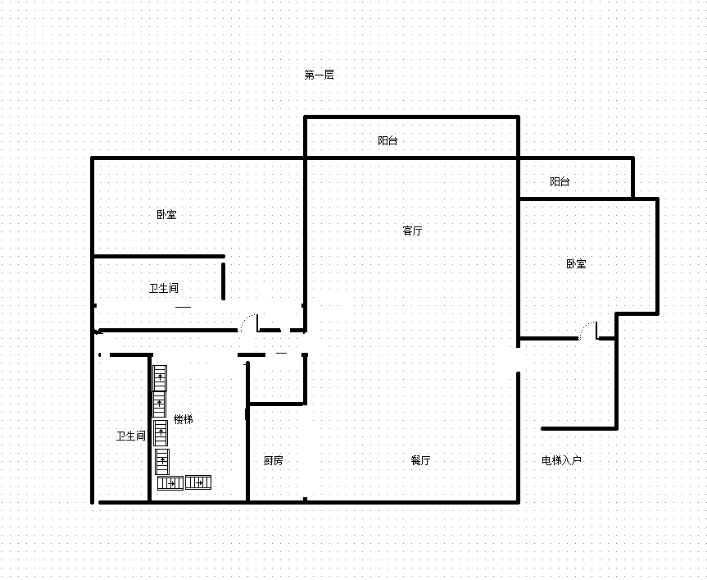 专家公寓  7室3厅4卫   498.00万室内图1
