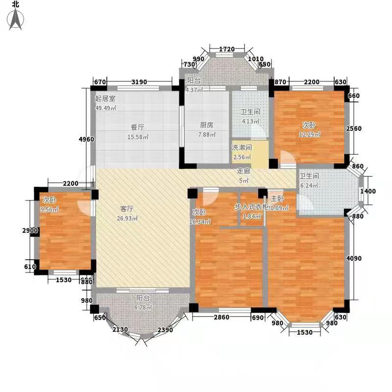 梓山湖领御  1室1厅1卫   1300.00元/月室内图1