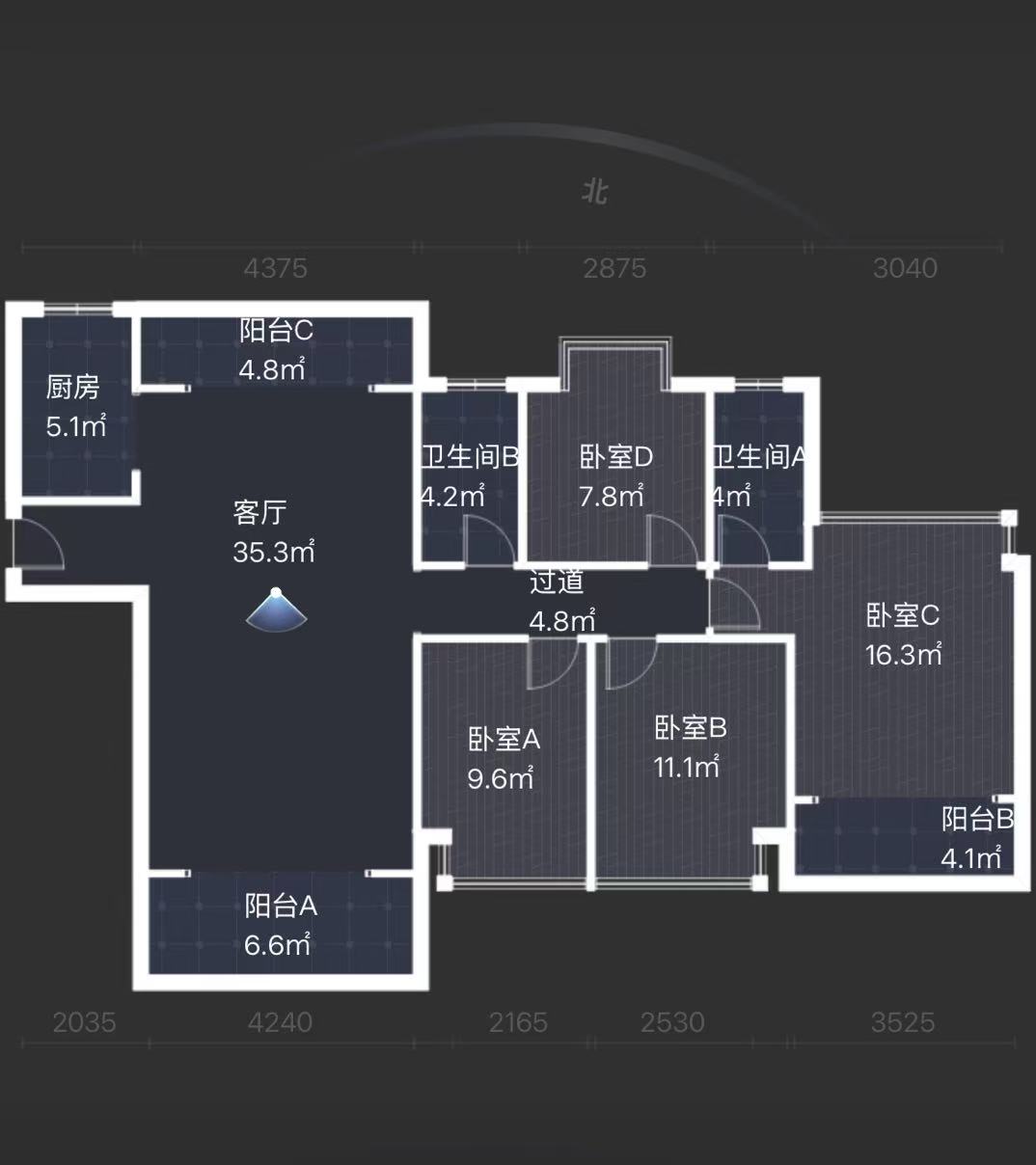 香江豪苑  4室2厅2卫    80.0万