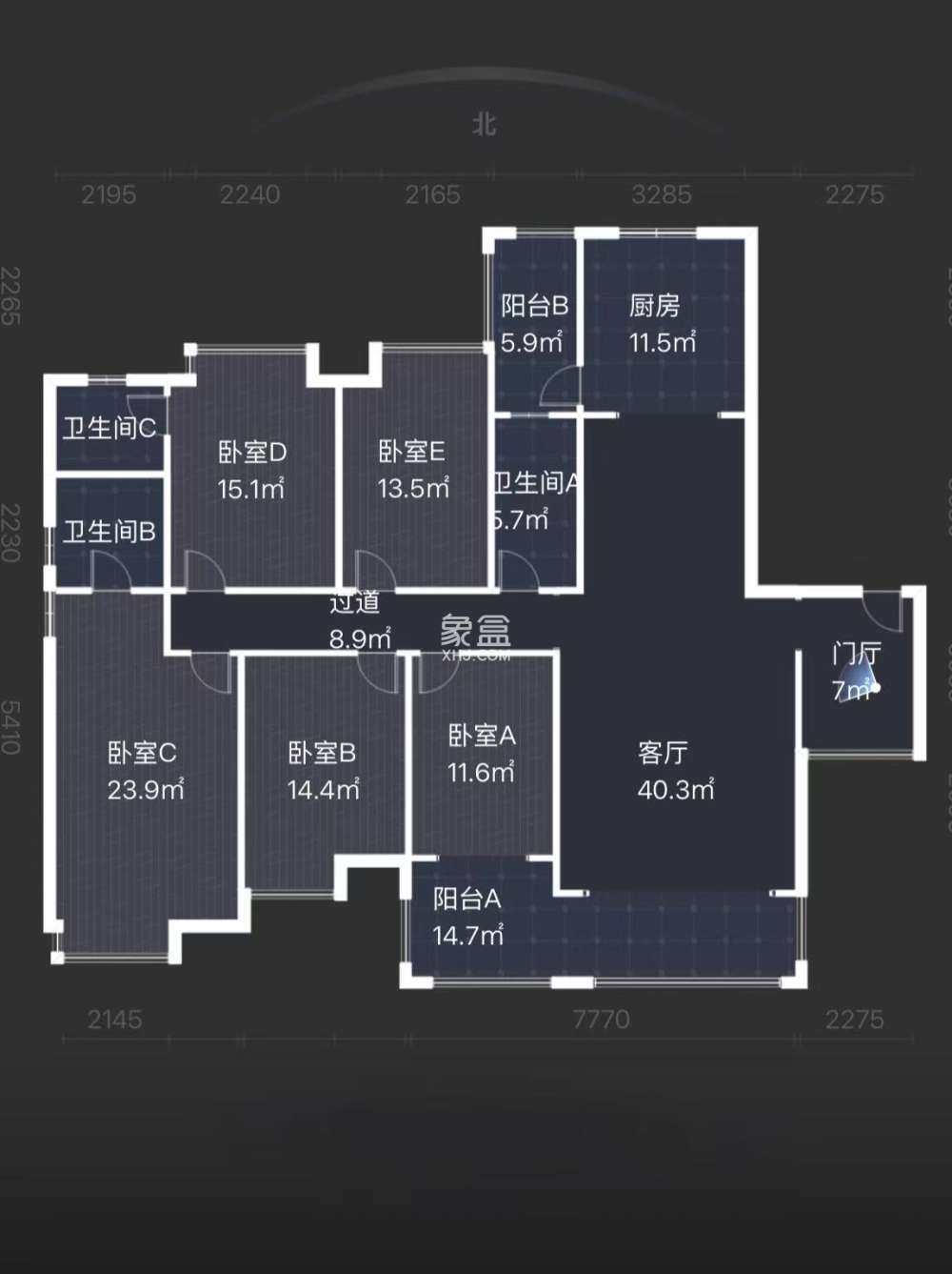 金水湾  5室2厅3卫    103.5万