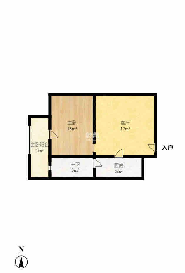 世景华庭  1室0厅0卫   1100.00元/月室内图