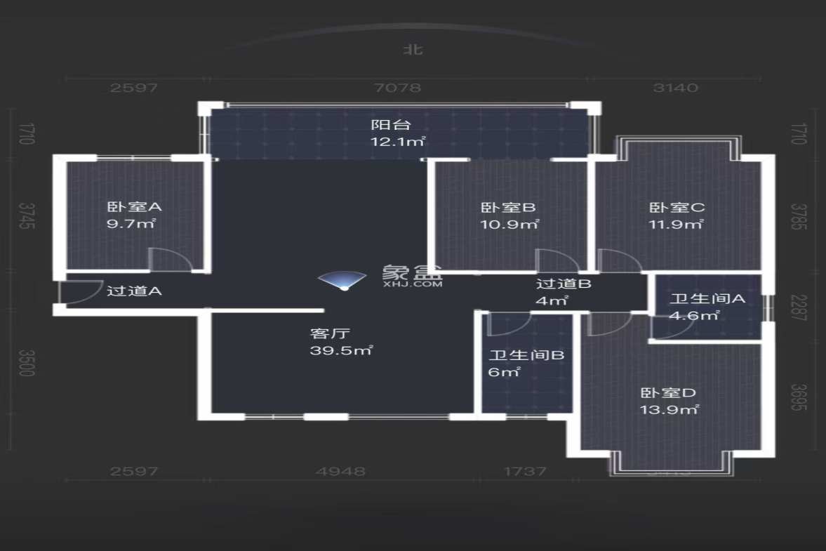 森林公馆 4室2厅2卫 83.0万 森林公馆 4室2厅2卫 83.0万室内图