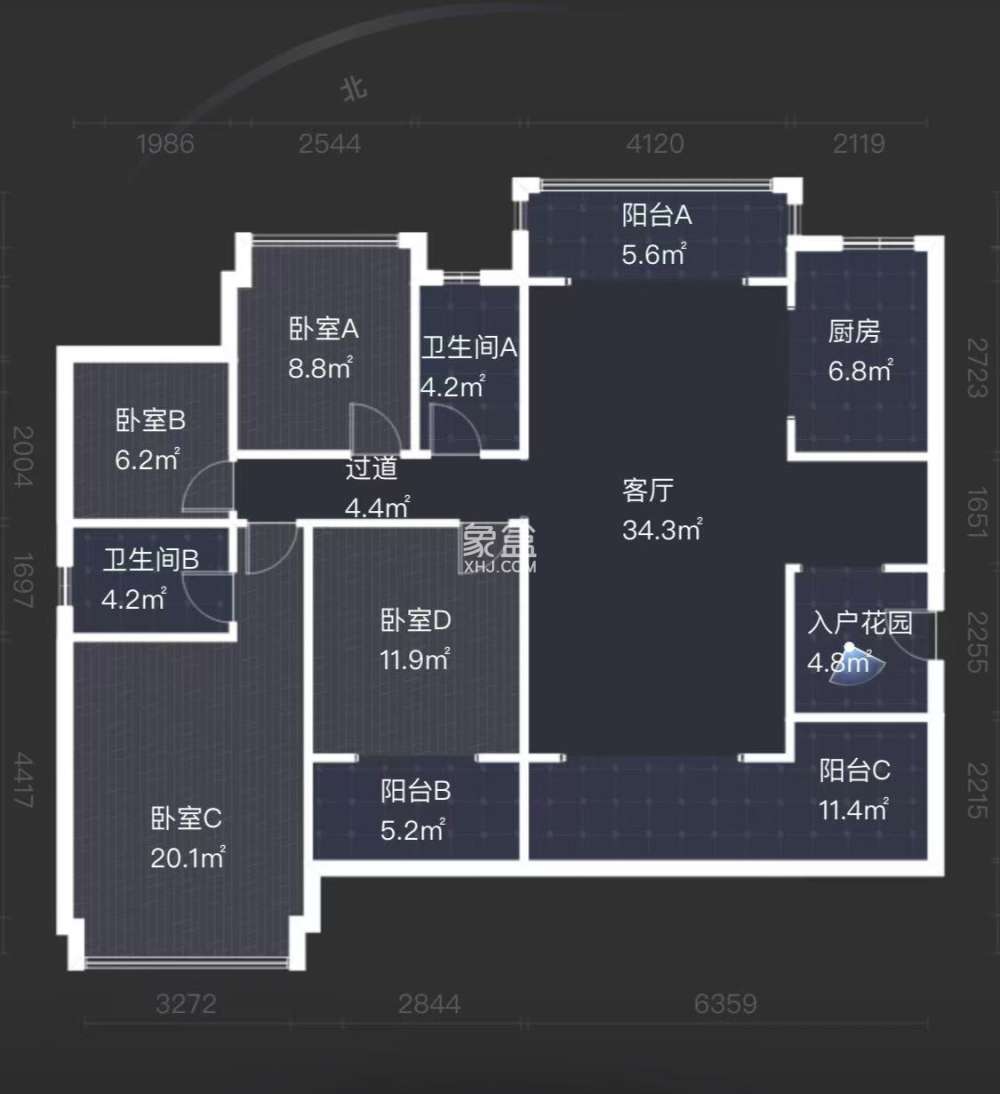 奥园养生城  4室2厅2卫   82.90万