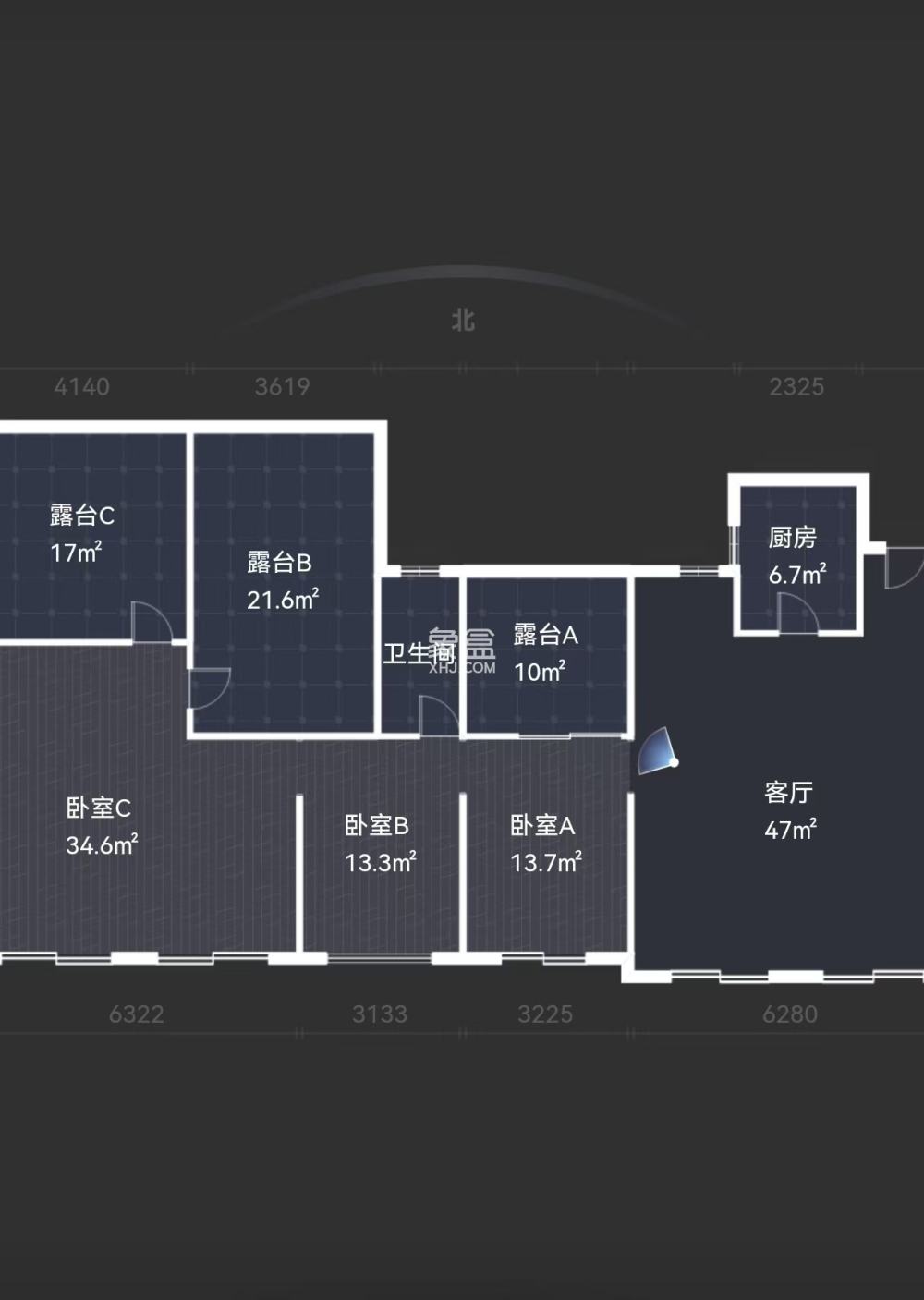 建发央著  5室2厅2卫   105.00万