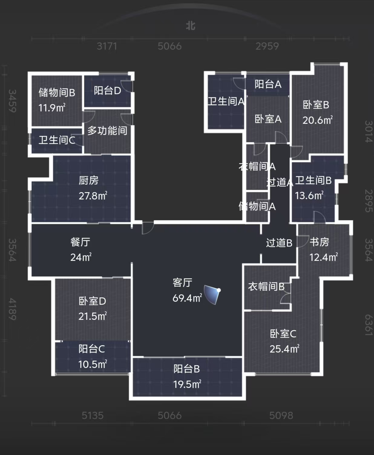 奥园养生城  5室2厅3卫   328.00万