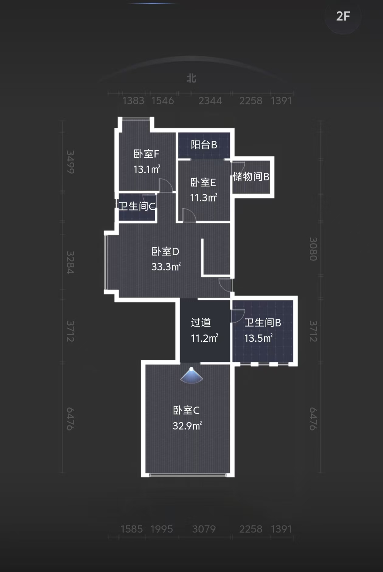 奥园养生城 6室3厅3卫 208.0万 奥园养生城 6室3厅3卫 208.0万室内图