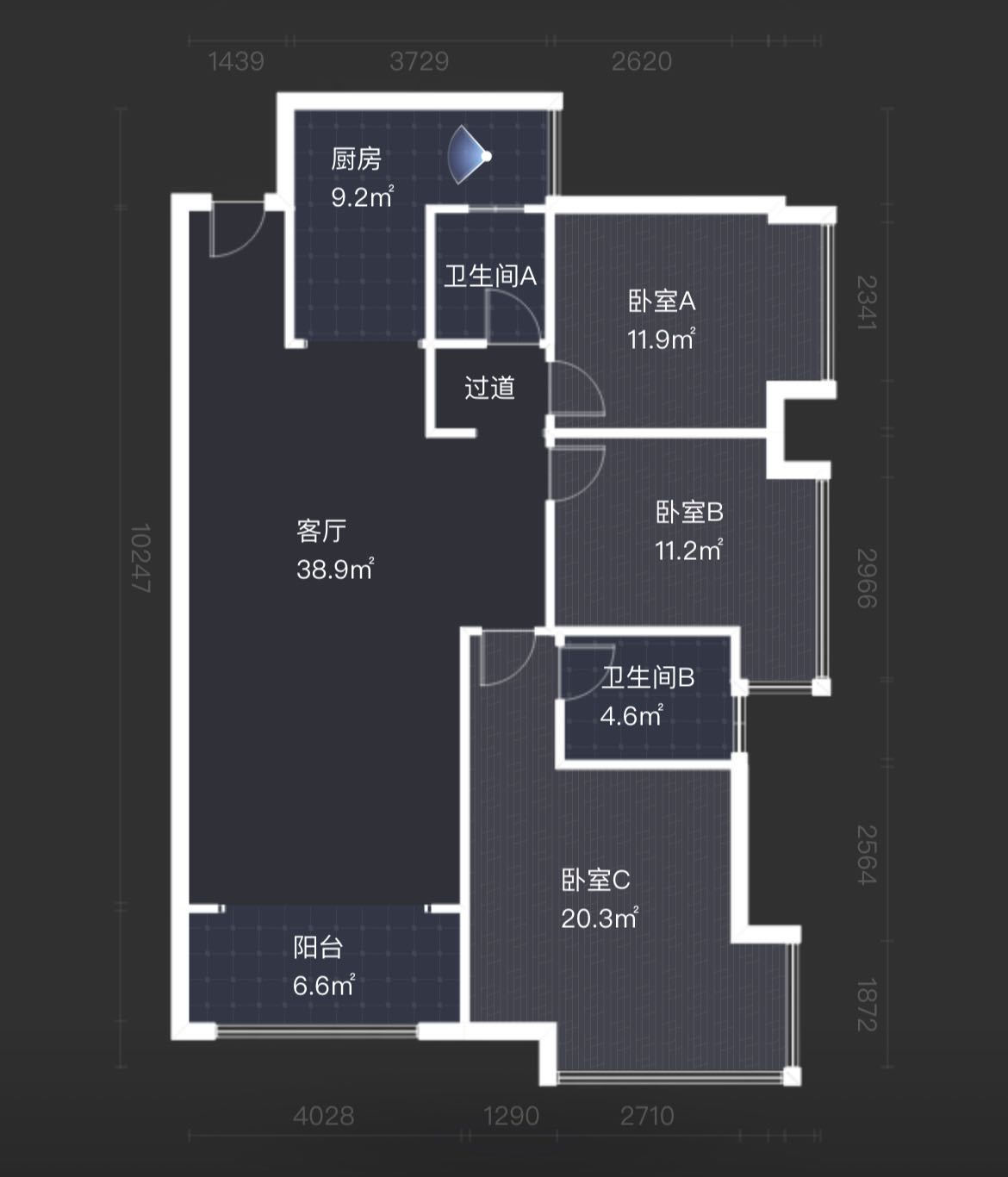 华晨神农湾  3室2厅2卫   81.00万