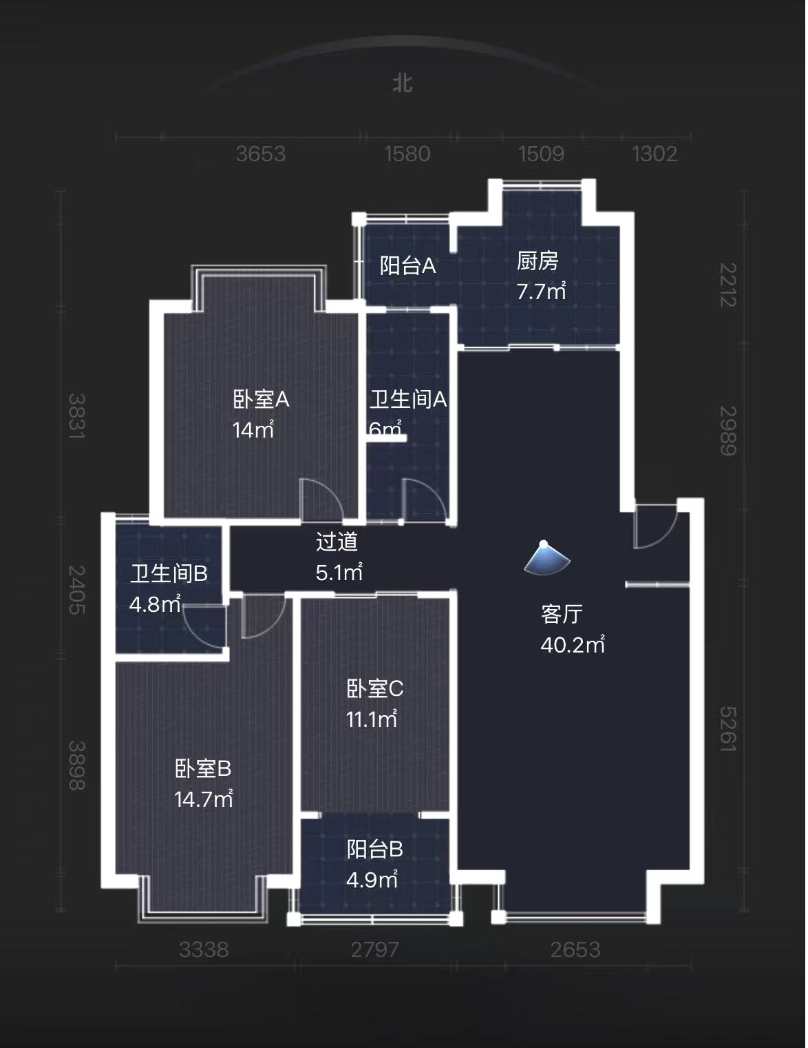天泰花园（就是天泰小区）  3室2厅2卫   42.00万