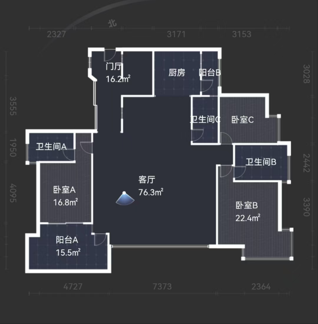 山水国际  7室2厅2卫    238.0万室内图1