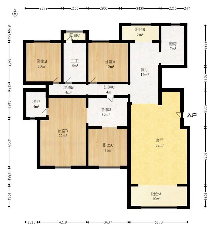 保利城(中航城国际社区、郡原美村)  4室2厅2卫    3800.0元/月 保利城(中航城国际社区、郡原美村)  4室2厅2卫    3800.0元/月户型图