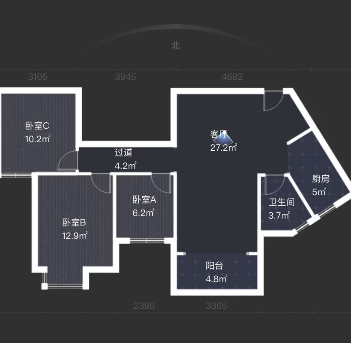 紫金华府 3室2厅2卫 45.3万 紫金华府 3室2厅2卫 45.3万室内图