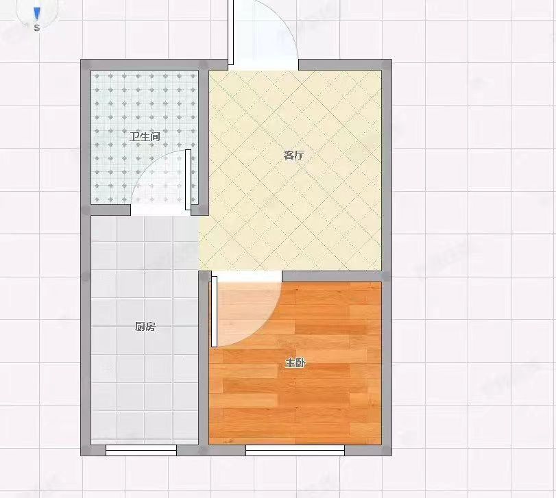 腾达小区  2室2厅1卫   28.00万室内图1