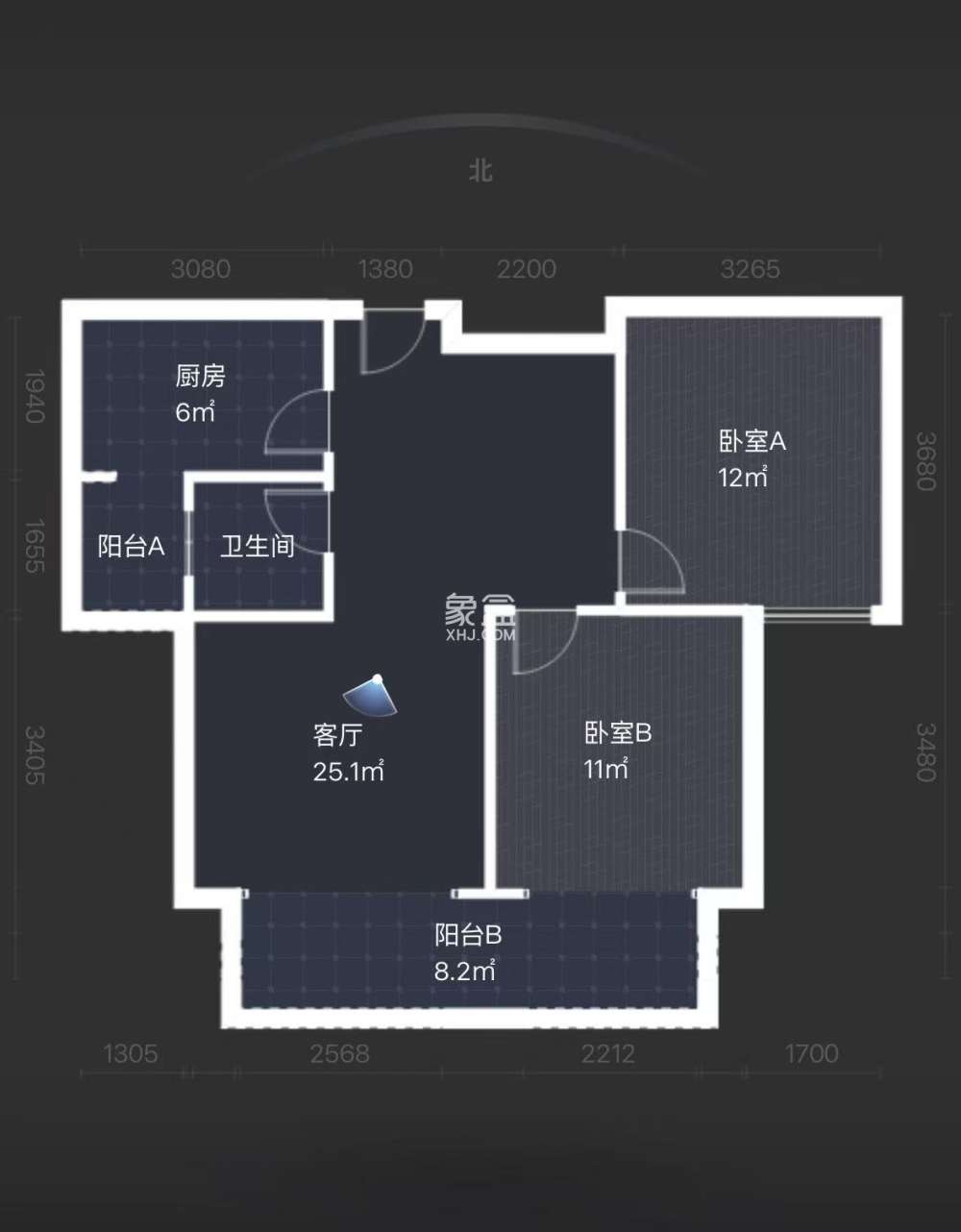 山水印象  2室2厅1卫   42.80万