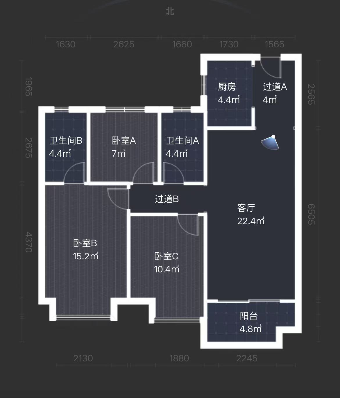 美的铂悦府  3室2厅2卫   48.00万