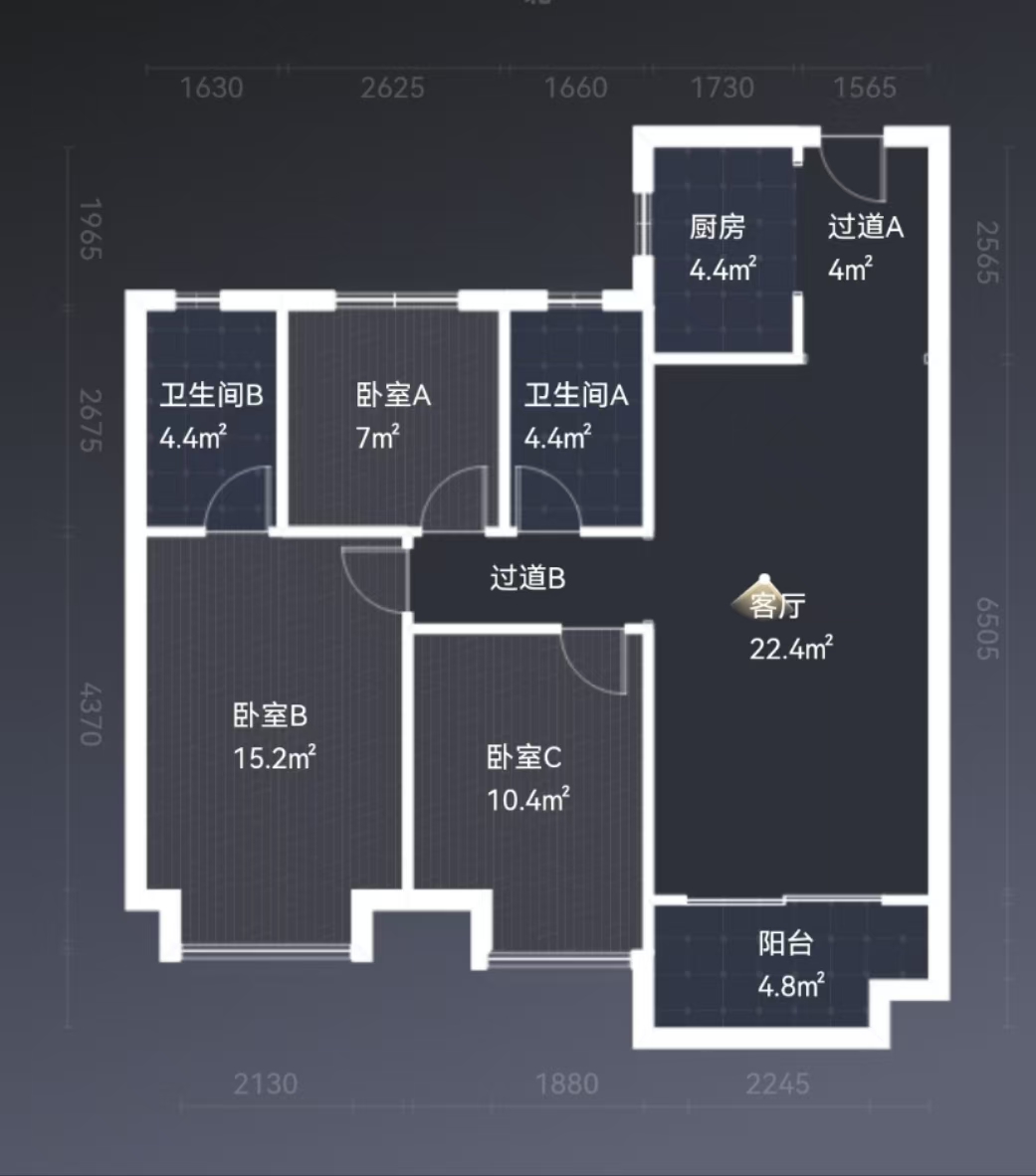 美的铂悦府  3室2厅2卫   50.80万