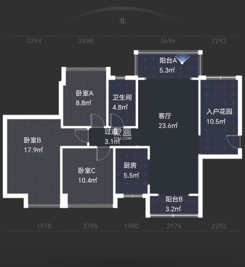 奥园广场  4室2厅1卫    65.0万