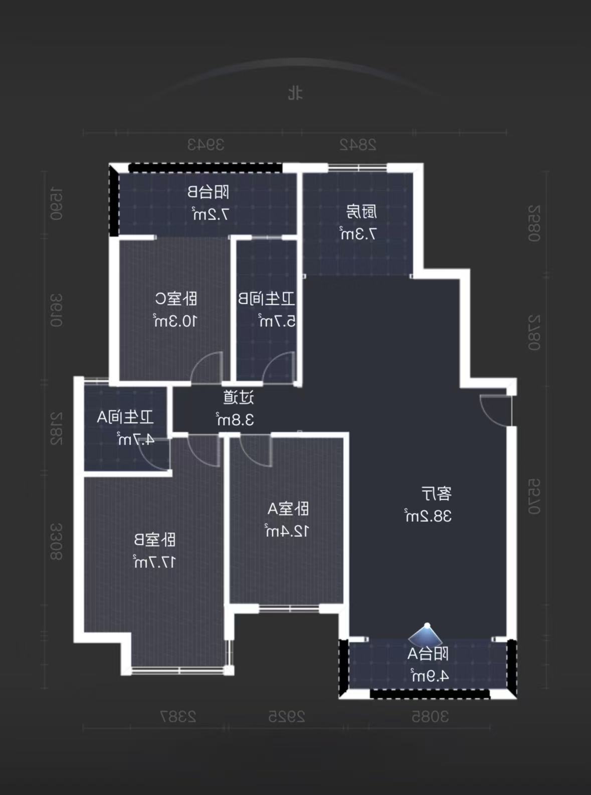 株洲锦绣江山 3室2厅2卫 82.0万 株洲锦绣江山 3室2厅2卫 82.0万室内图