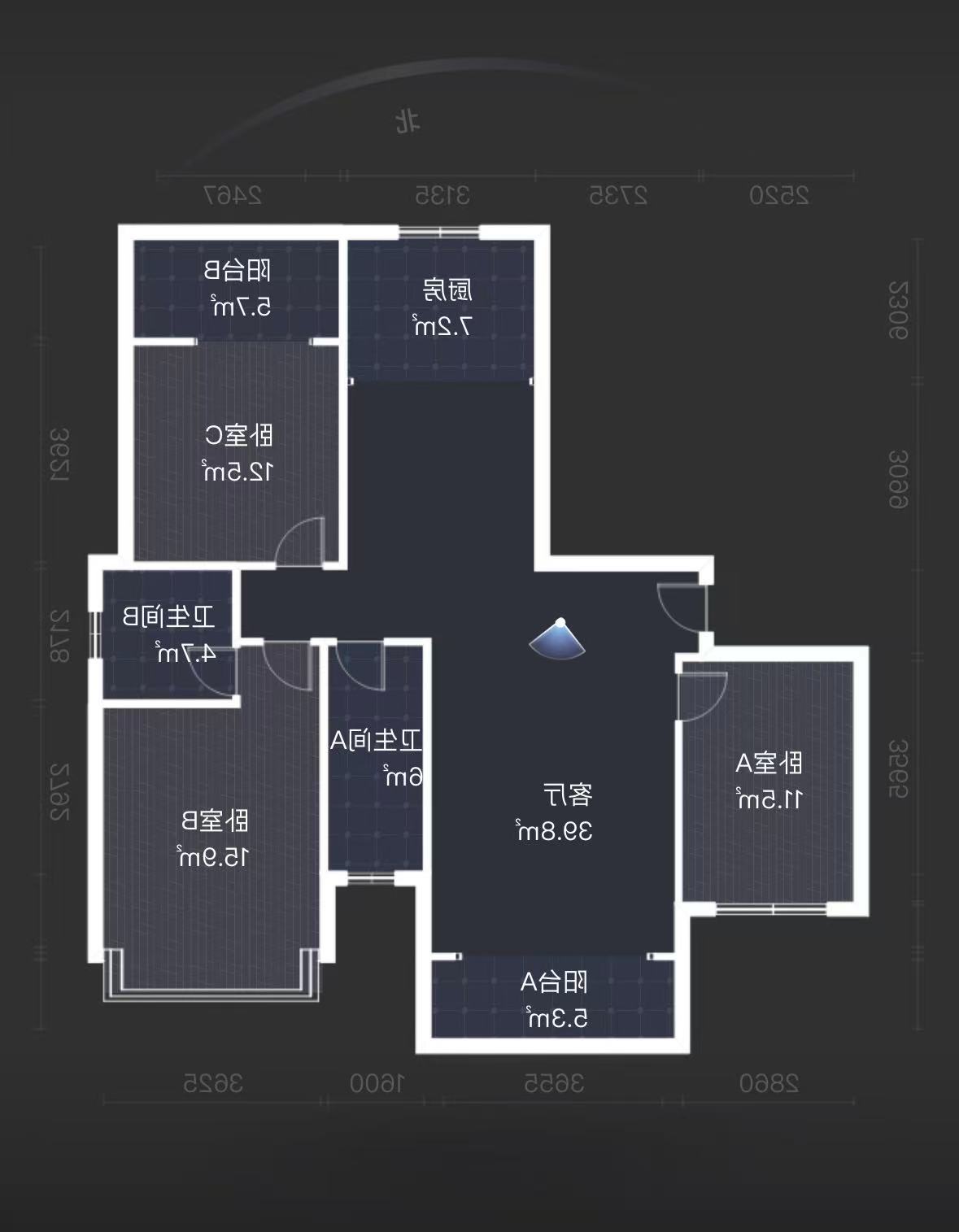 株洲锦绣江山 3室2厅2卫 79.8万 株洲锦绣江山 3室2厅2卫 79.8万室内图